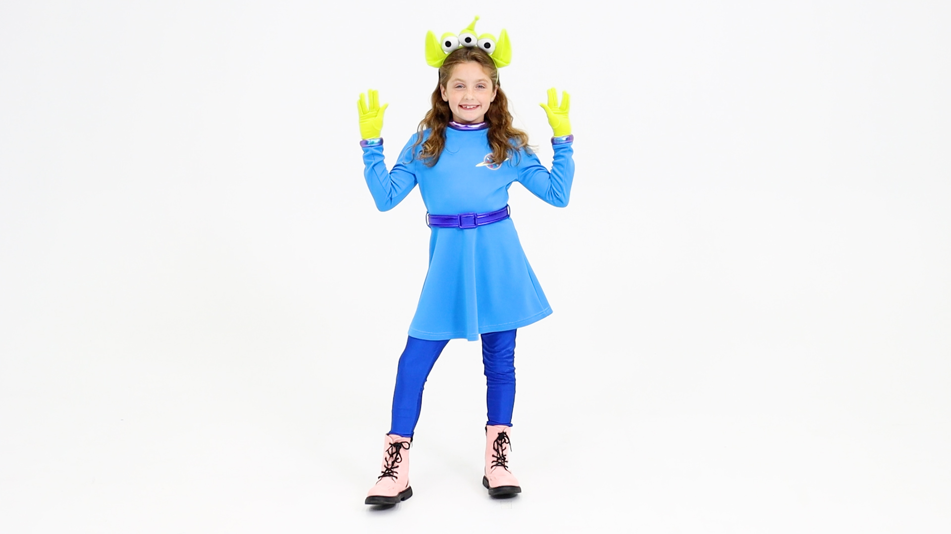 FUN4817CH Kid's Disney and Pixar Toy Story Alien Costume Dress